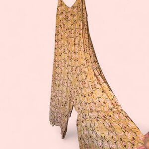 Natural-life Women's Yellow and Gold Playsuit-romper